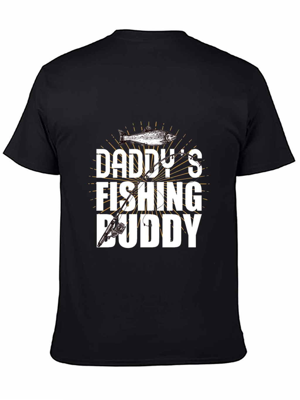 Daddys Fishing Buddy Graphic T-Shirt