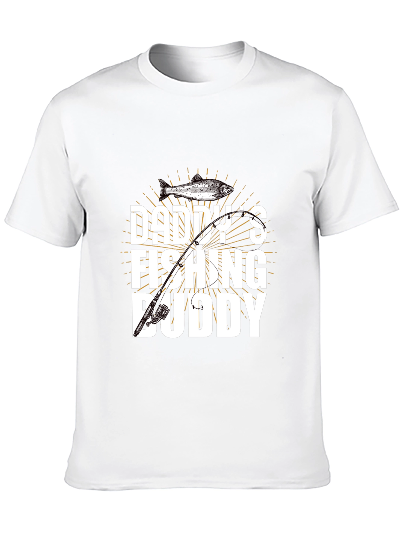 Daddys Fishing Buddy Graphic T-Shirt