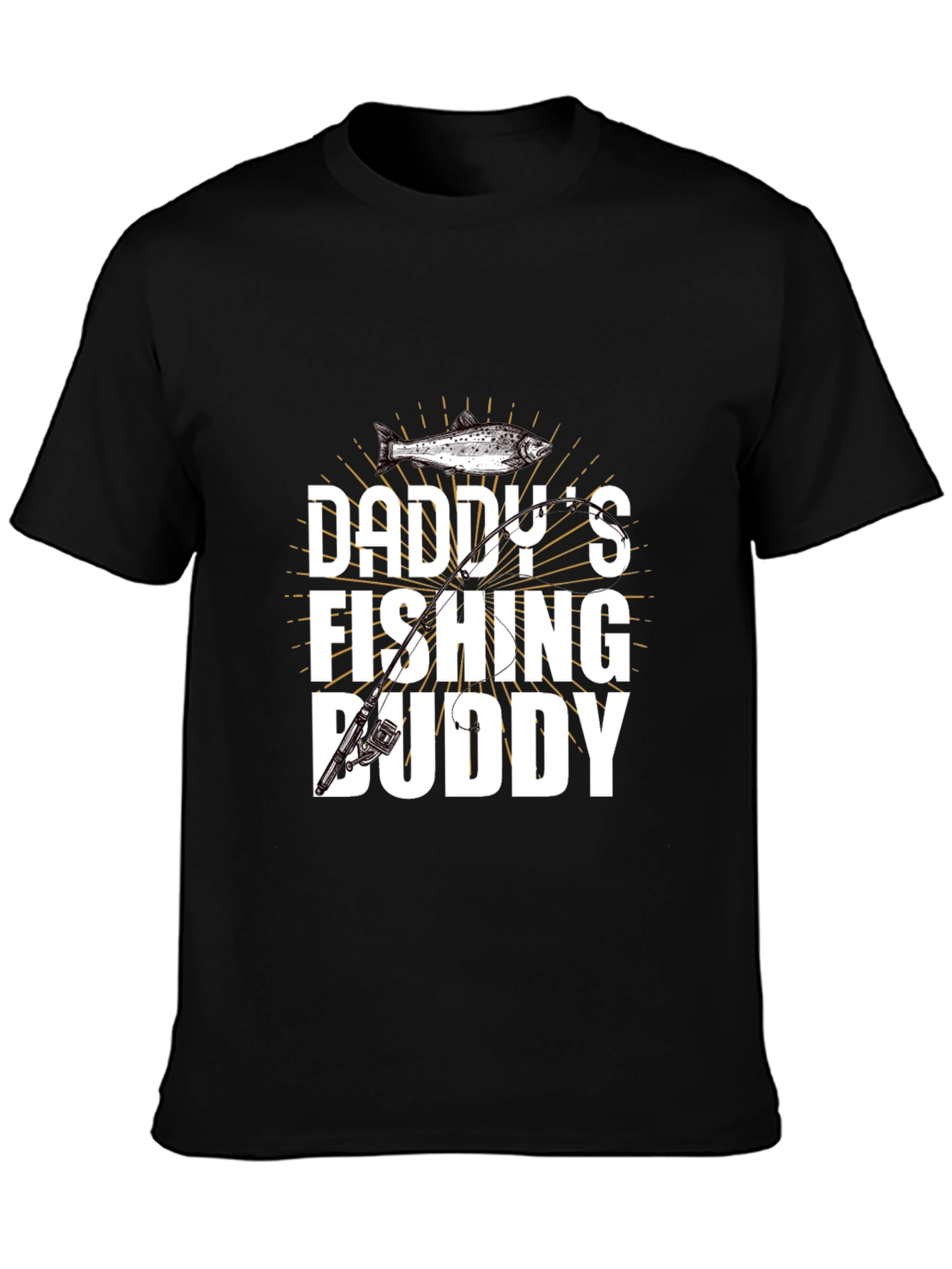 Daddys Fishing Buddy Graphic T-Shirt