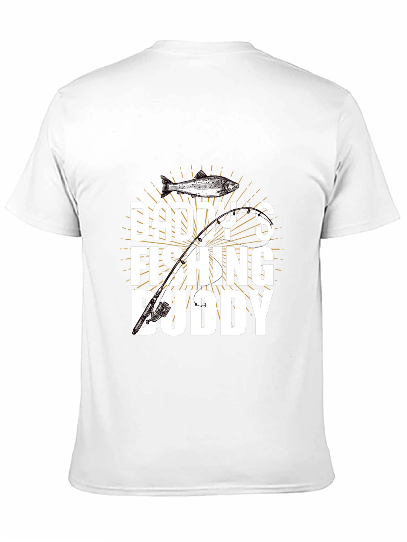 Daddys Fishing Buddy Graphic T-Shirt