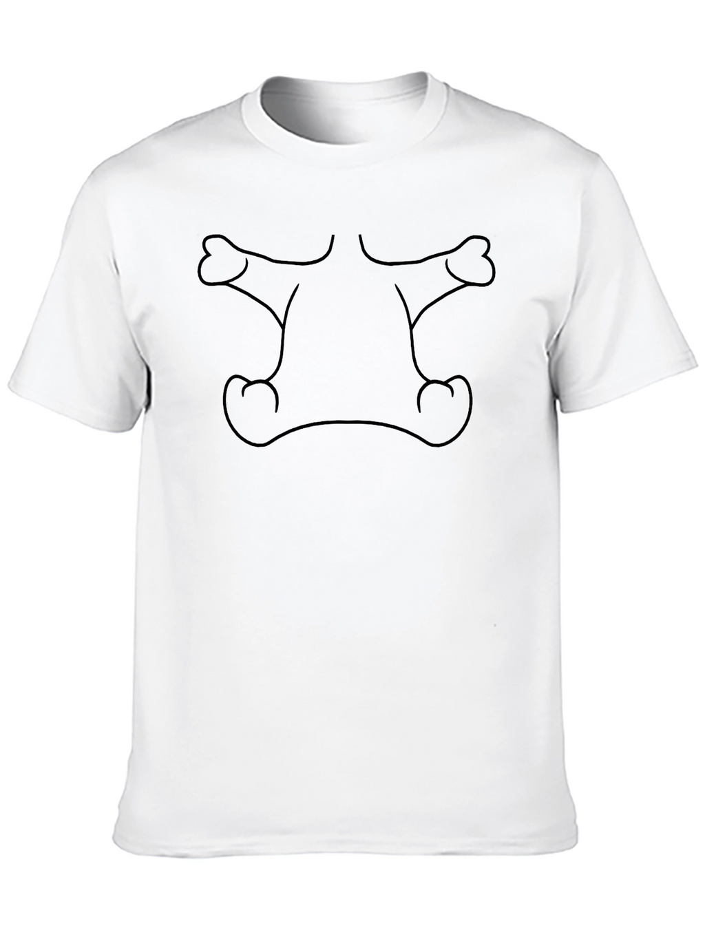 Unique Graphic Print Black T-Shirt