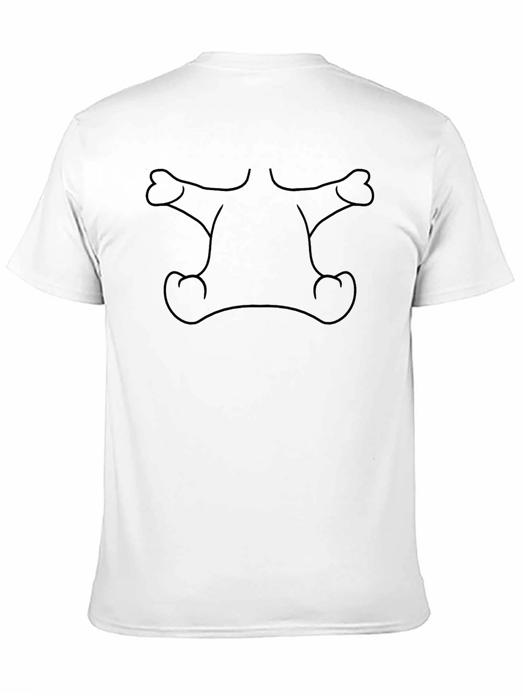 Unique Graphic Print Black T-Shirt