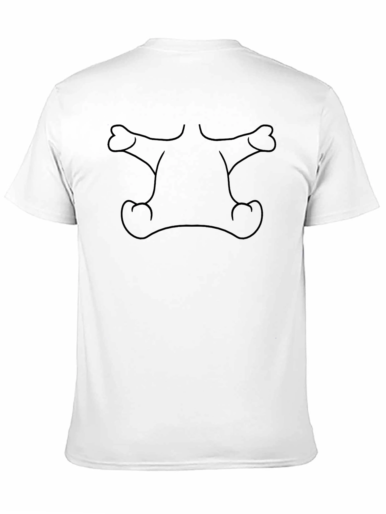 Unique Graphic Print Black T-Shirt