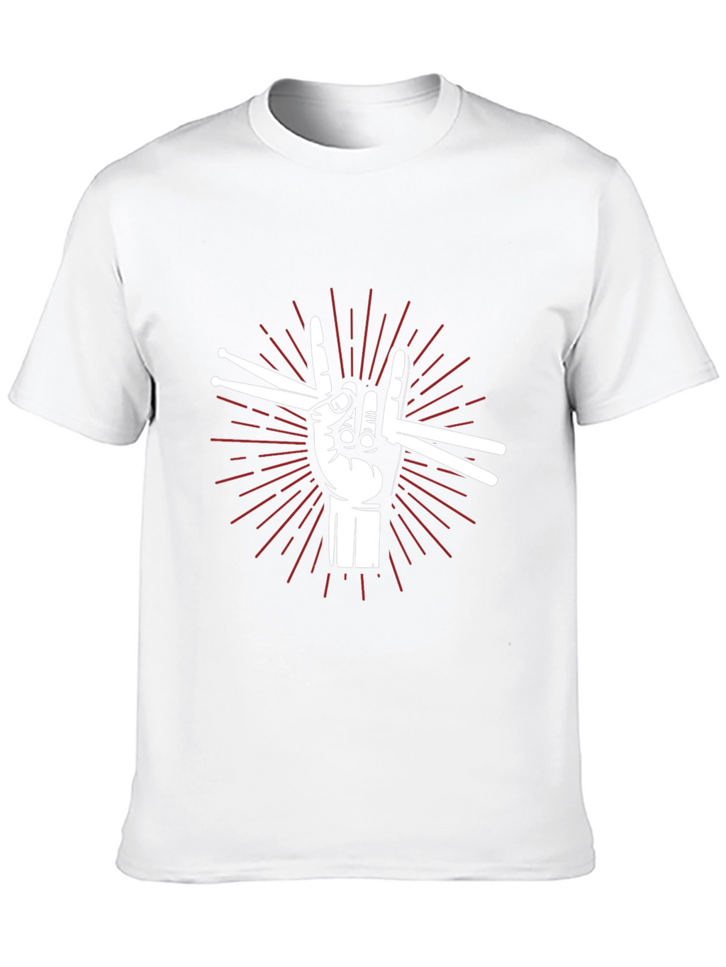 Rock On Drummer T-Shirt - Music Lover Tee