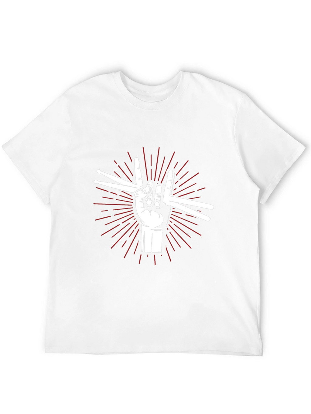 Rock On Drummer T-Shirt - Music Lover Tee