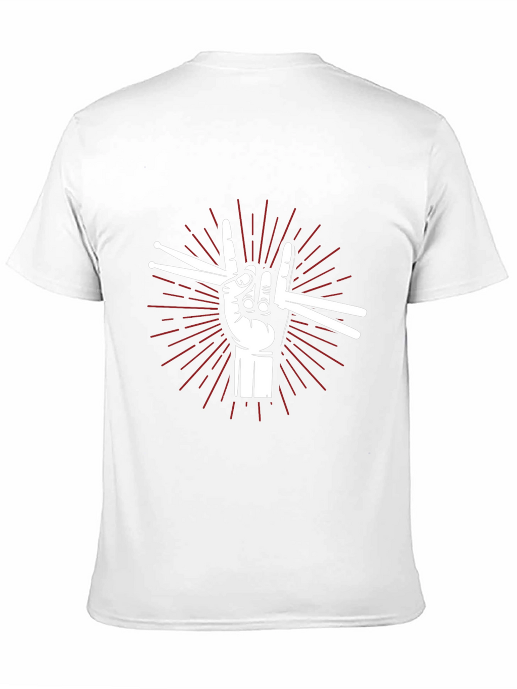 Rock On Drummer T-Shirt - Music Lover Tee
