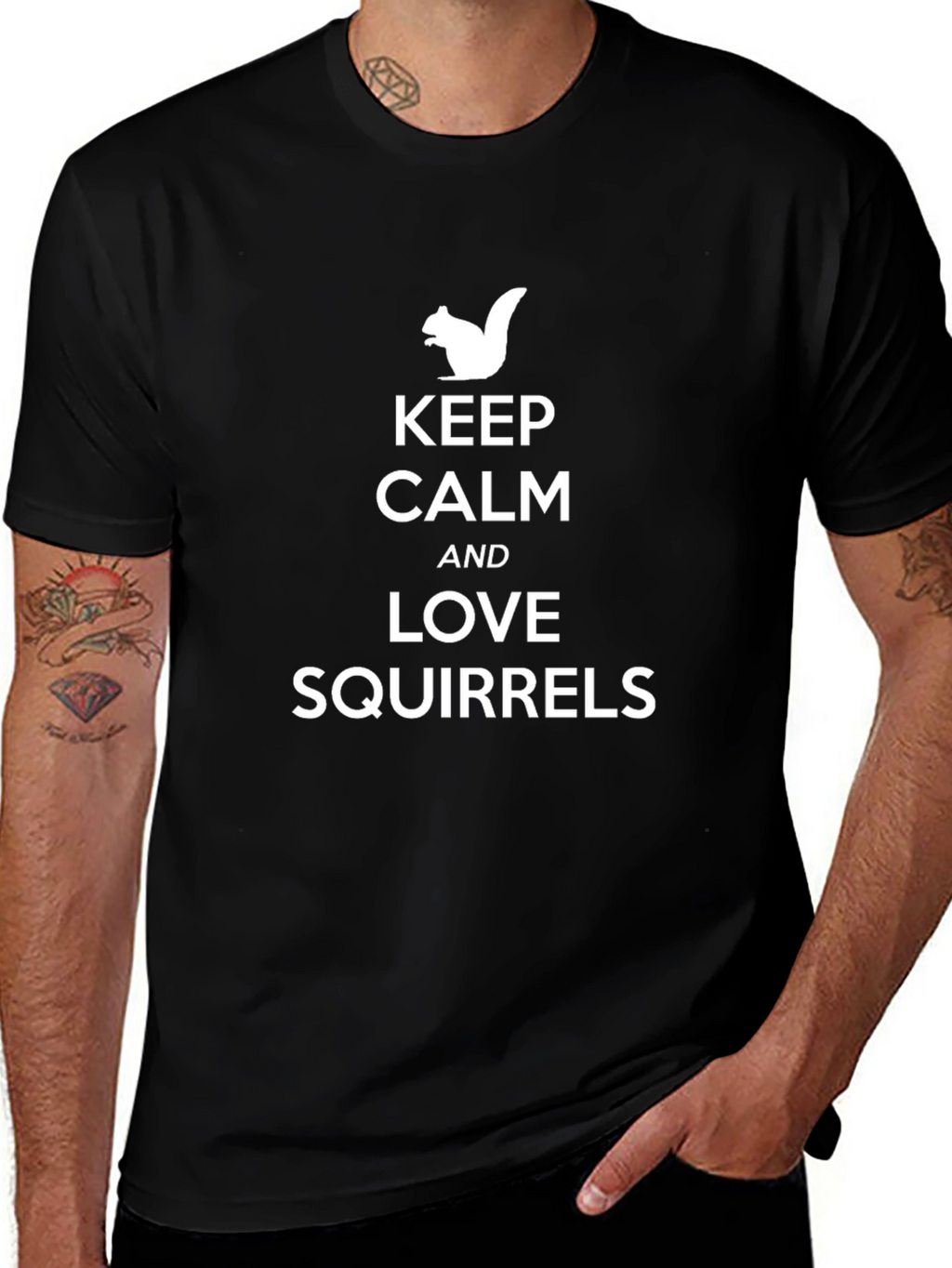 Keep Calm and Love Squirrels T-Shirt