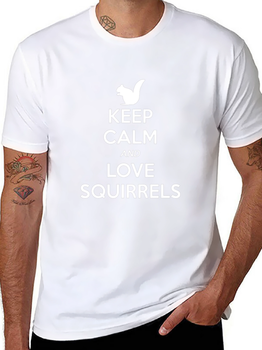 Keep Calm and Love Squirrels T-Shirt