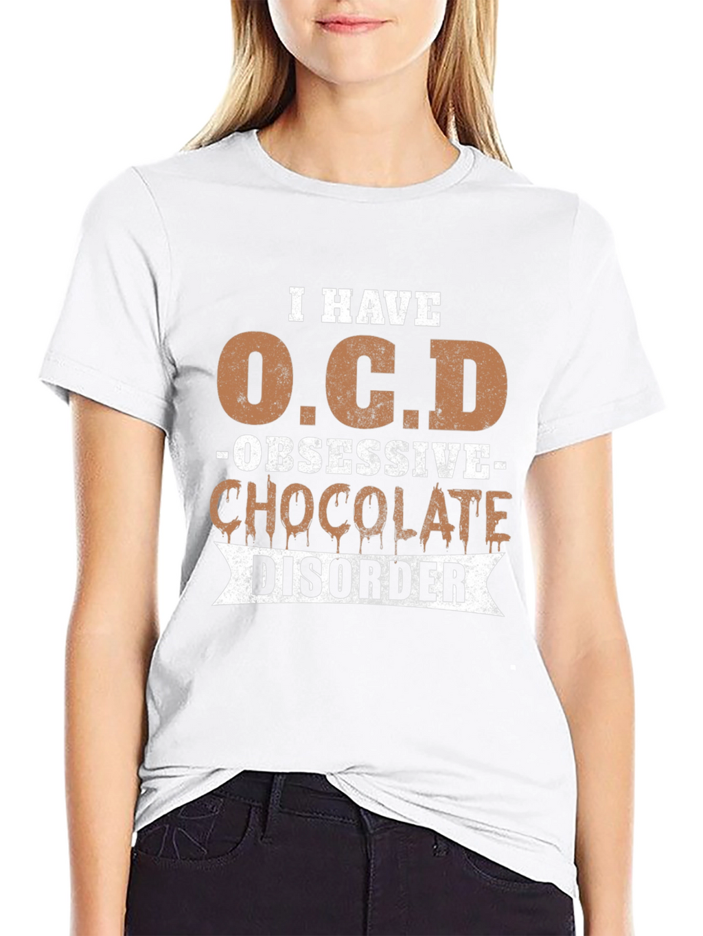 Obsessive Chocolate Disorder Graphic T-Shirt
