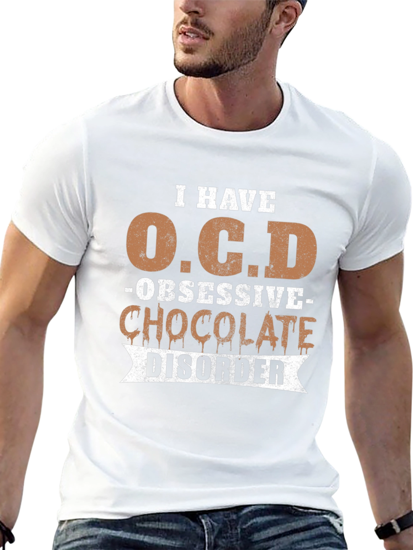 Obsessive Chocolate Disorder Graphic T-Shirt
