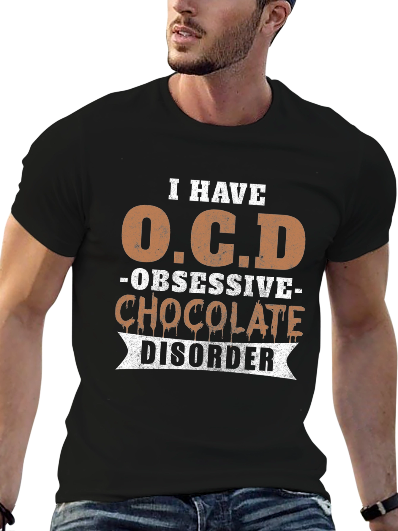 Obsessive Chocolate Disorder Graphic T-Shirt