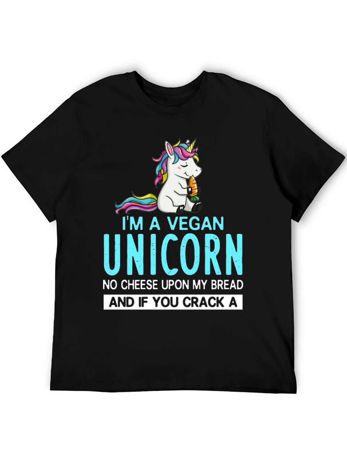 Vegan Unicorn Graphic Tee - Unisex