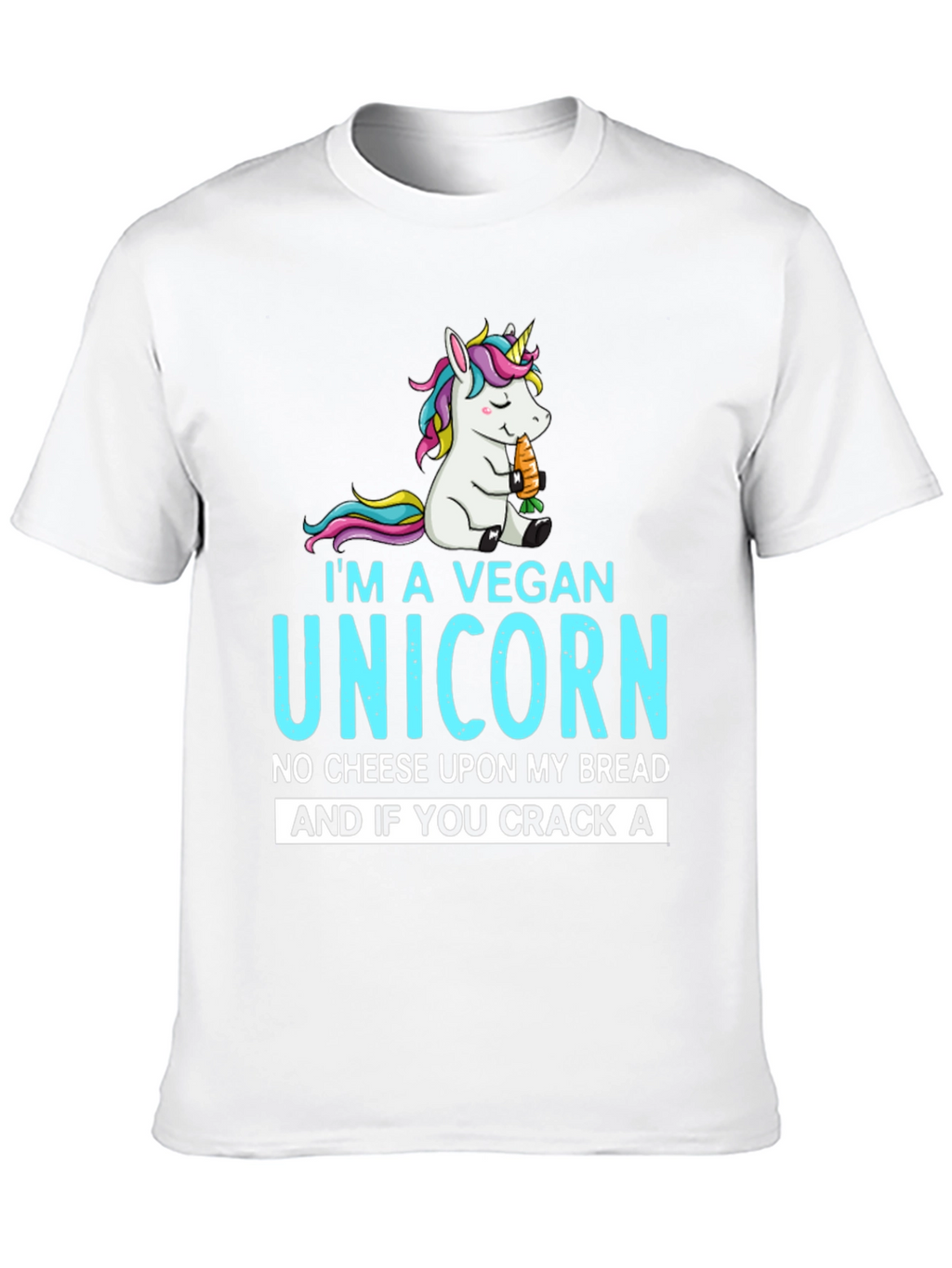 Vegan Unicorn Graphic Tee - Unisex