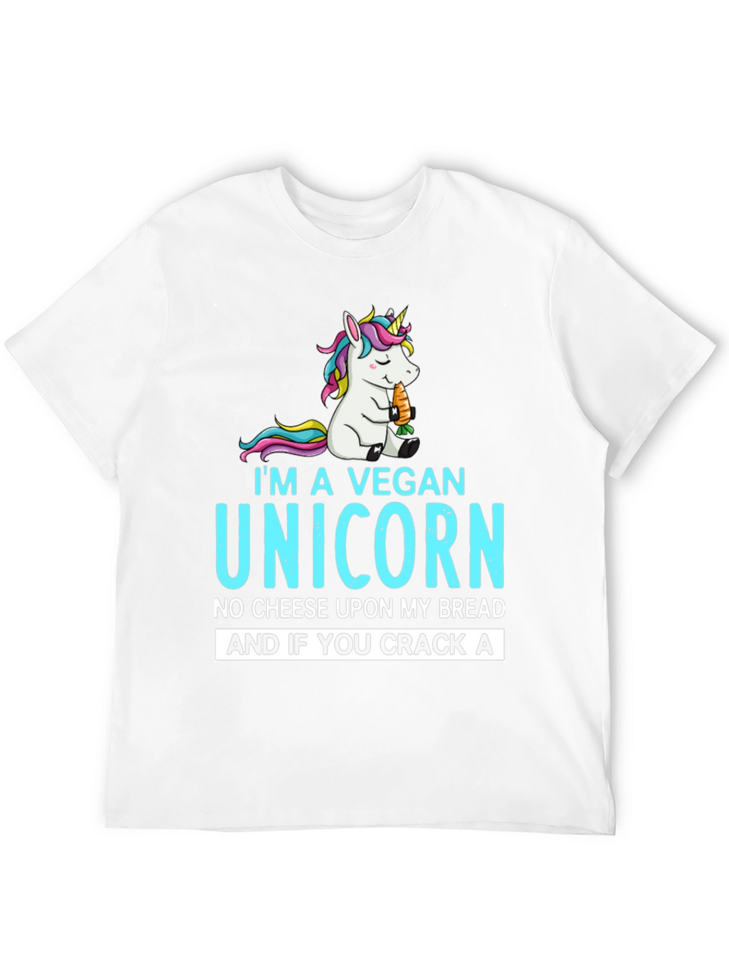 Vegan Unicorn Graphic Tee - Unisex
