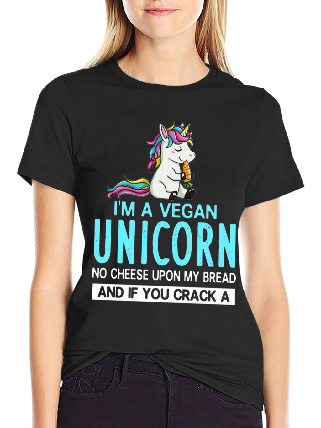 Vegan Unicorn Graphic Tee - Unisex