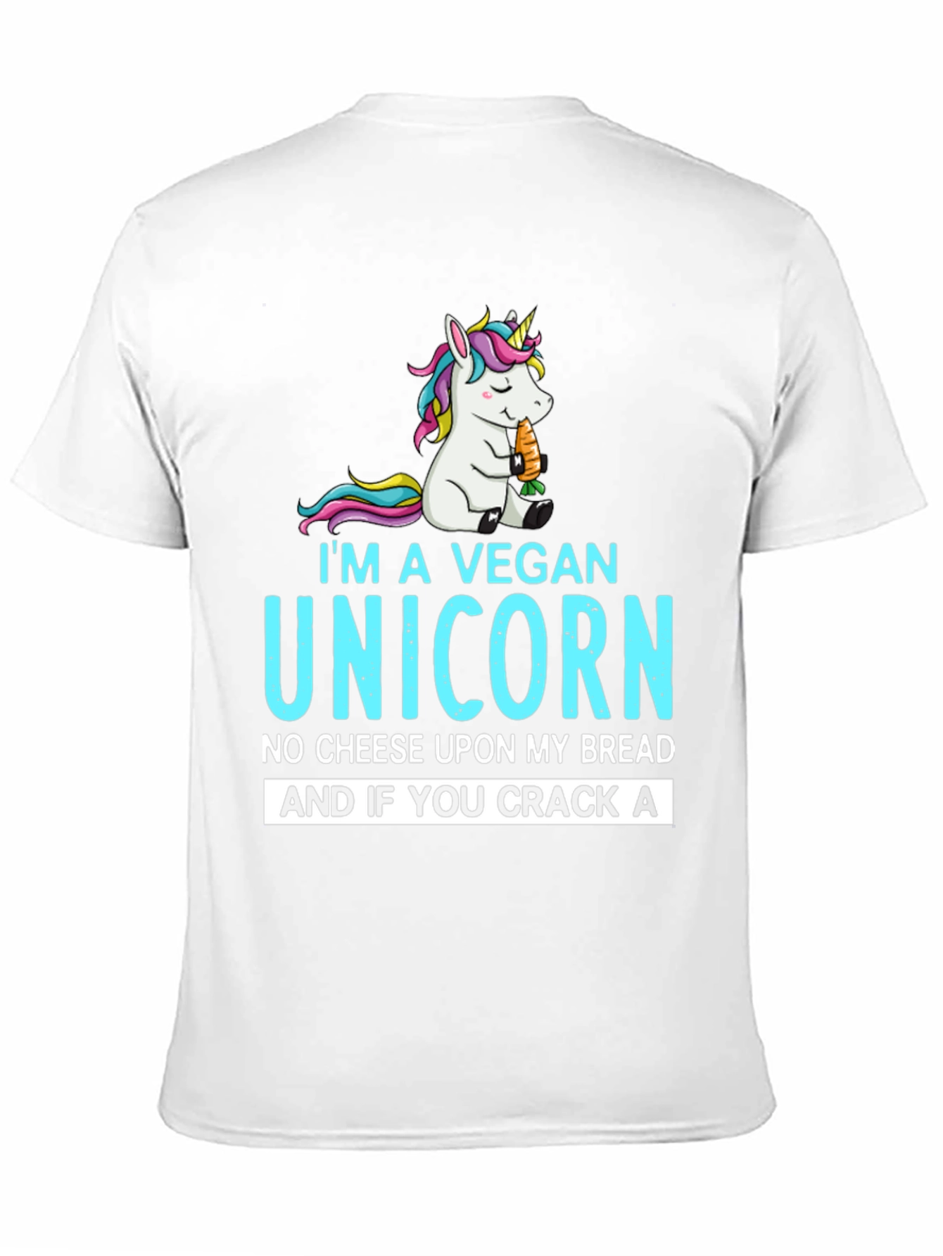 Vegan Unicorn Graphic Tee - Unisex