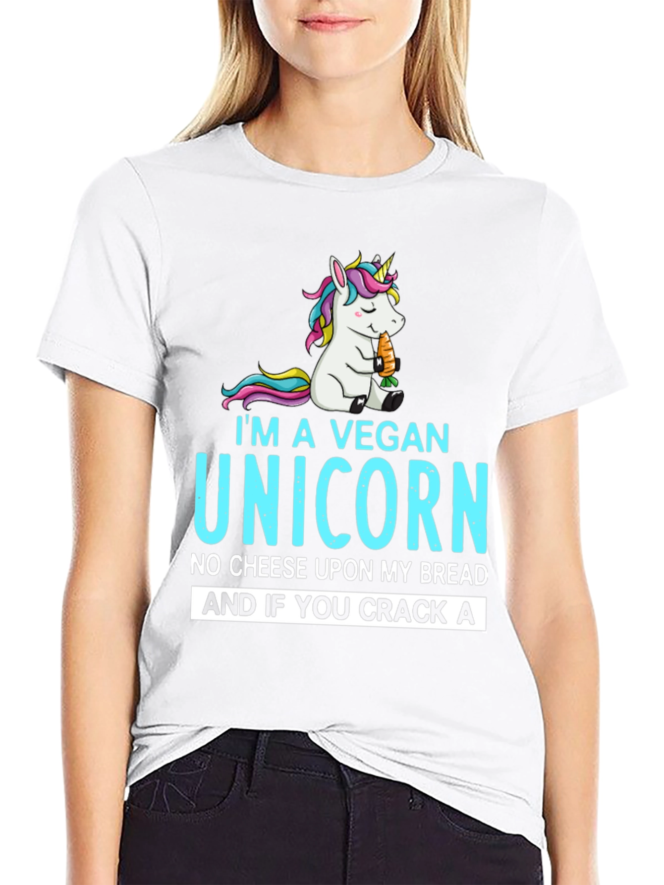 Vegan Unicorn Graphic Tee - Unisex
