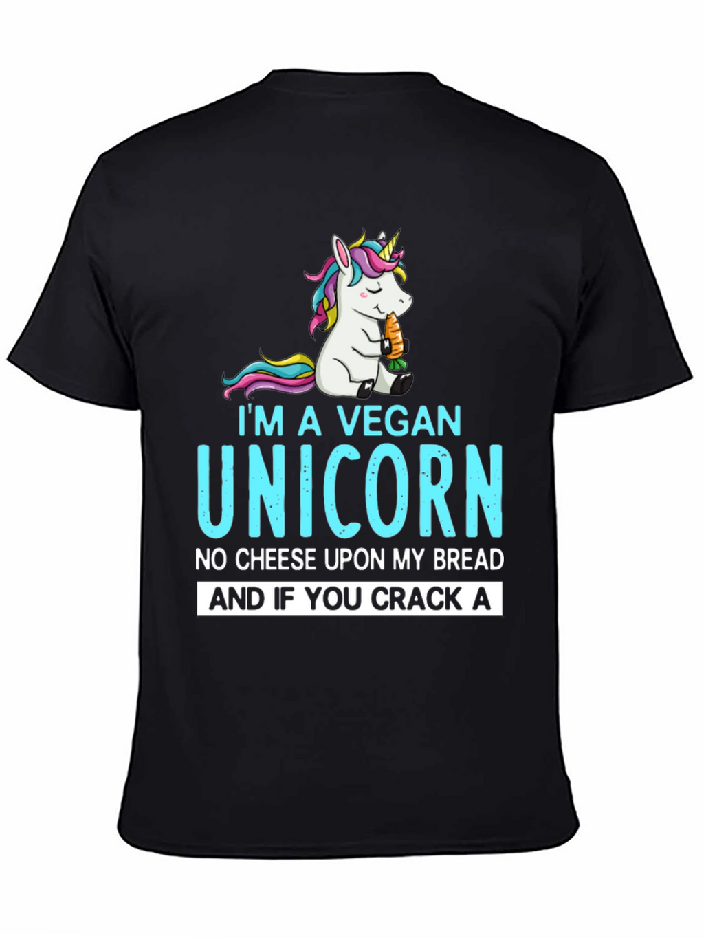 Vegan Unicorn Graphic Tee - Unisex