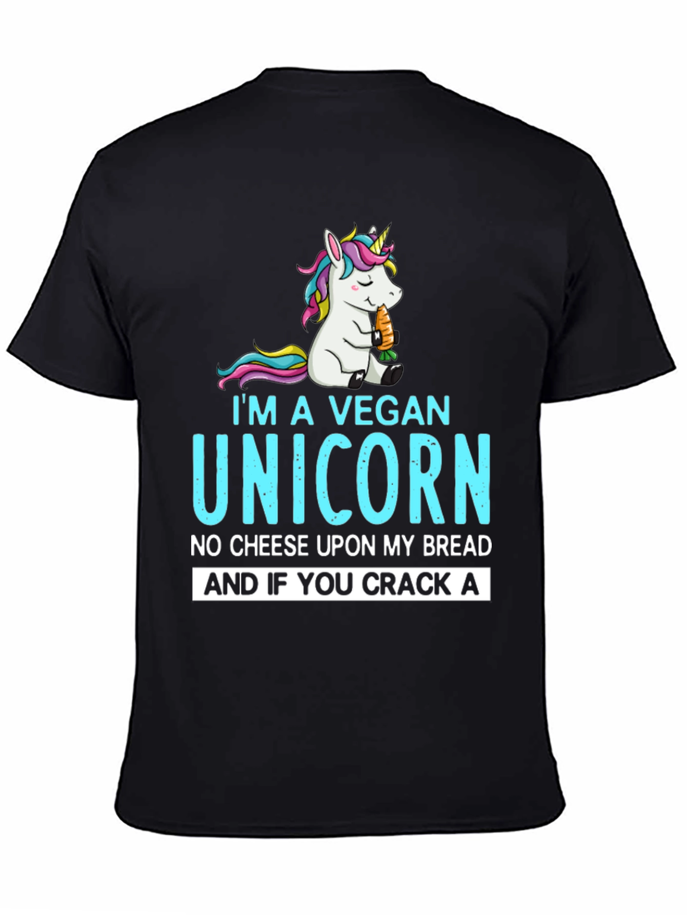Vegan Unicorn Graphic Tee - Unisex
