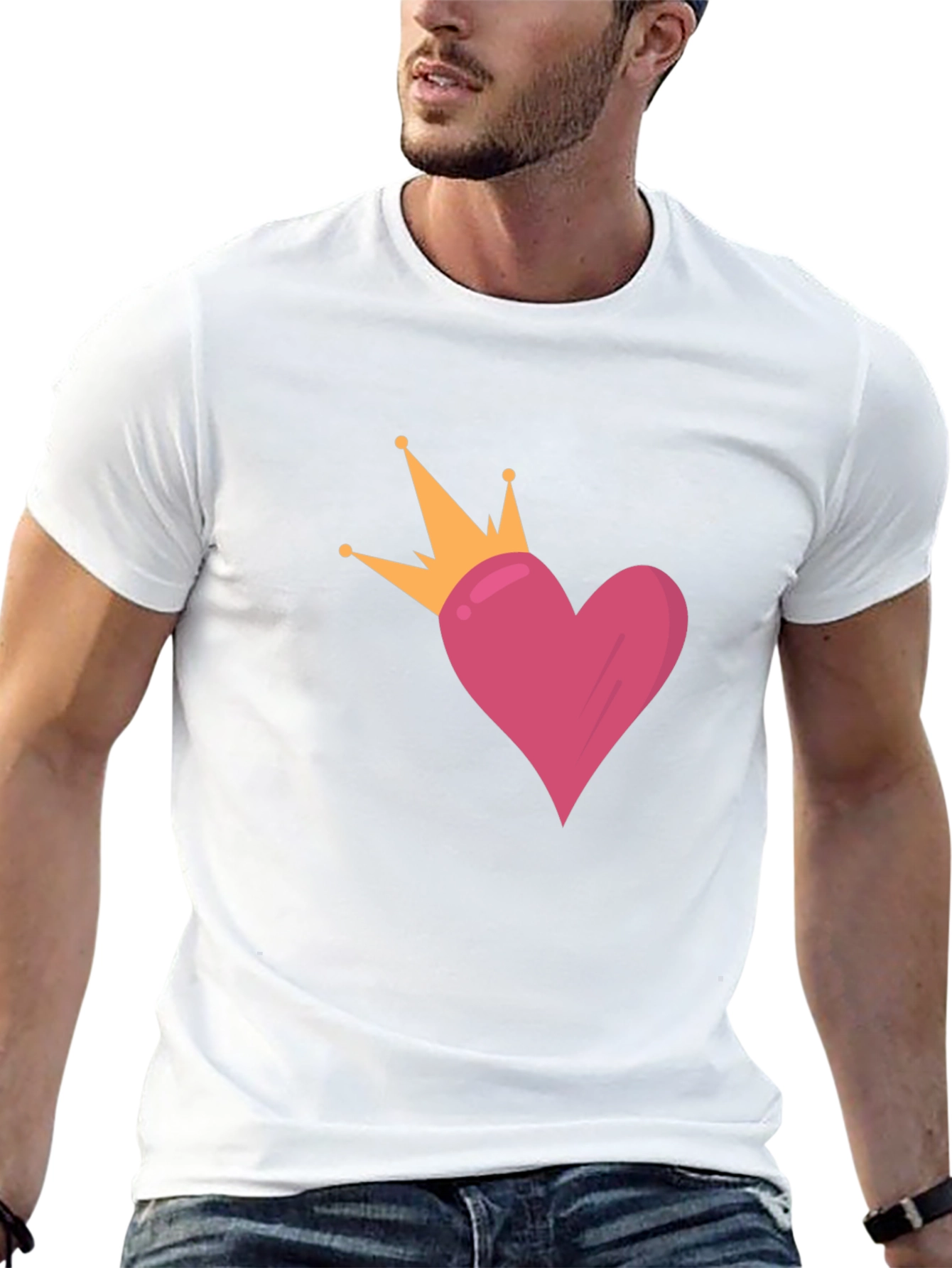 Queen of Hearts Black T-Shirt