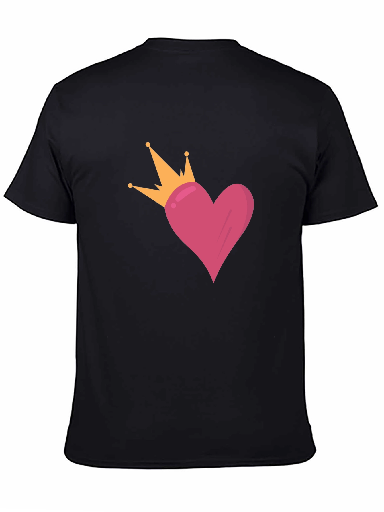 Queen of Hearts Black T-Shirt