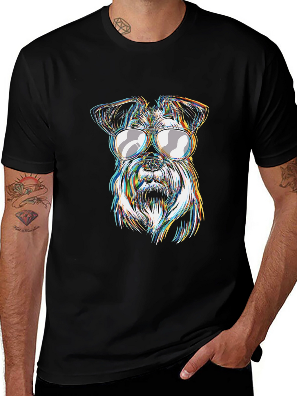 Cool Dog Graphic Tee - Stylish Unisex T-Shirt