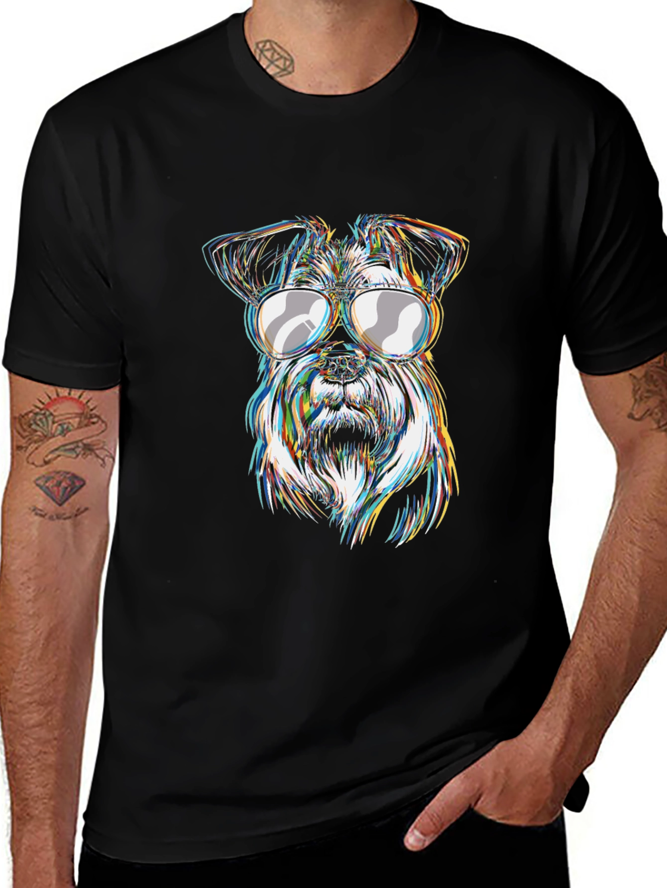 Cool Dog Graphic Tee - Stylish Unisex T-Shirt