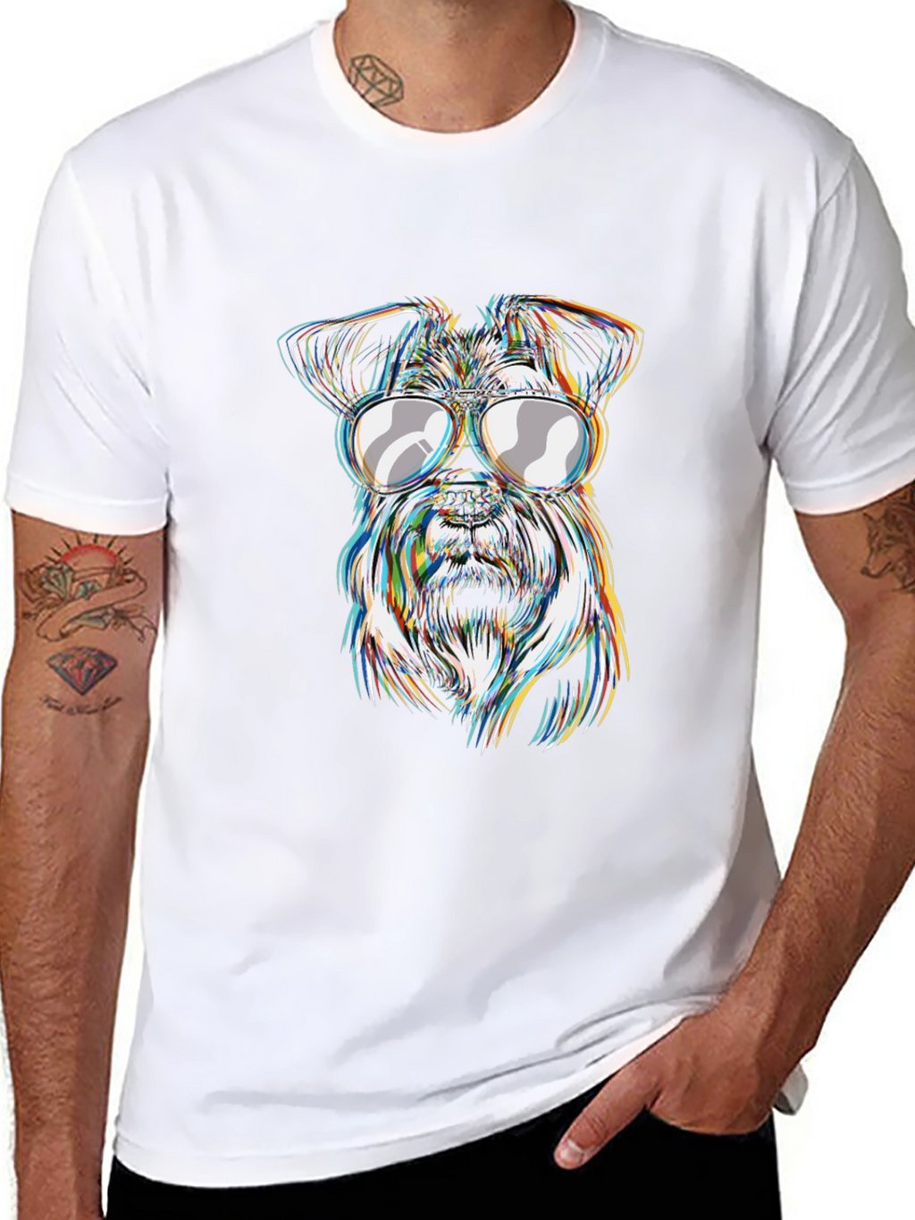 Cool Dog Graphic Tee - Stylish Unisex T-Shirt