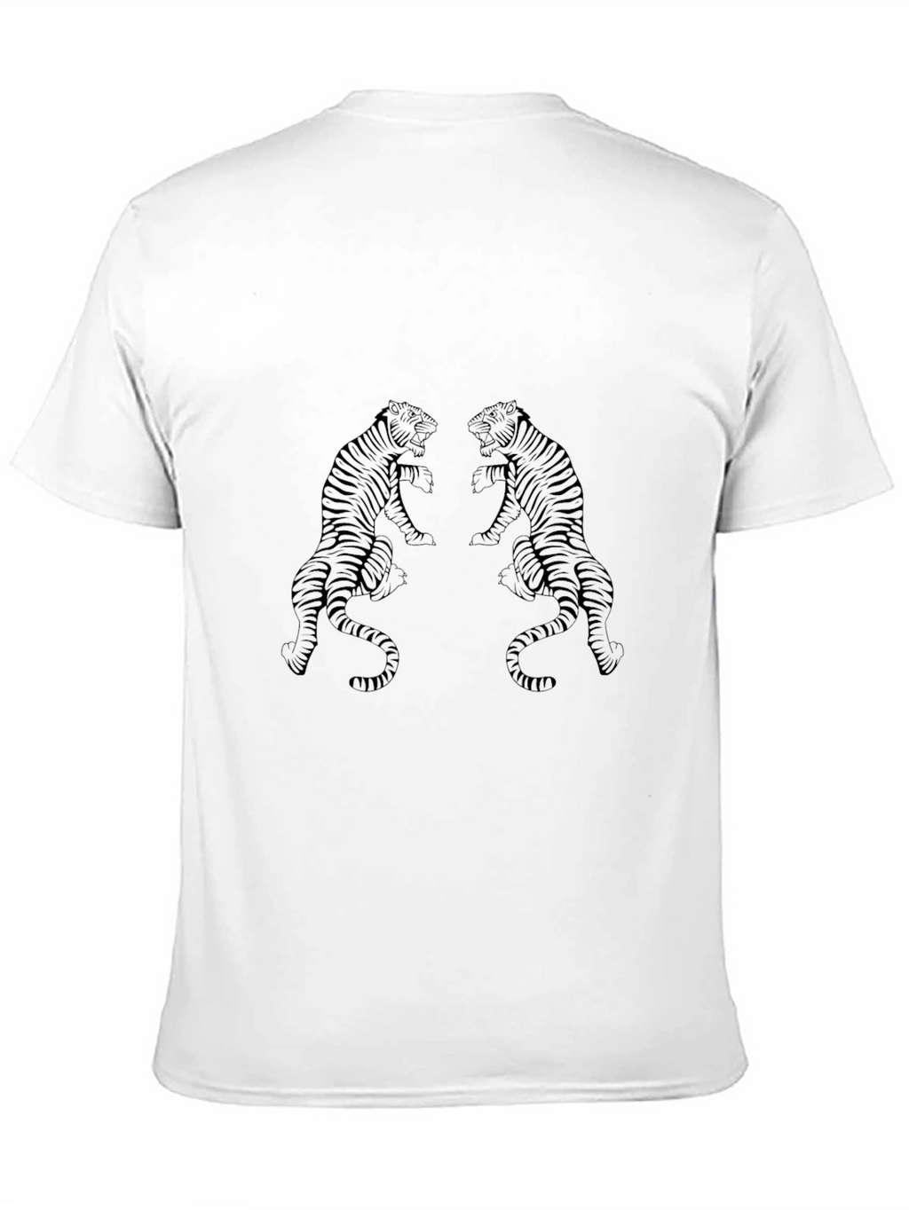 Tiger Graphic Black T-Shirt - Mens Fashion