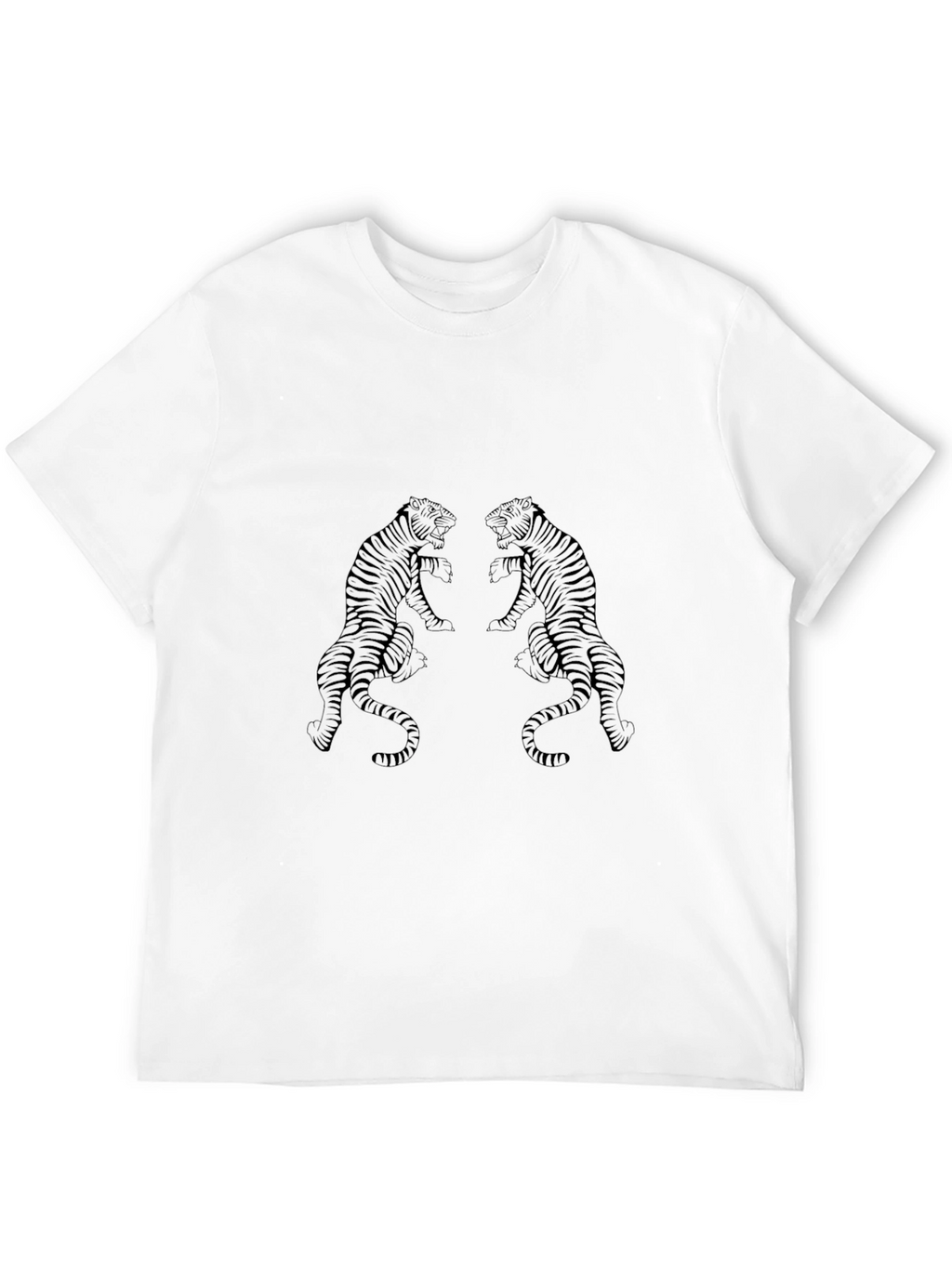 Tiger Graphic Black T-Shirt - Mens Fashion