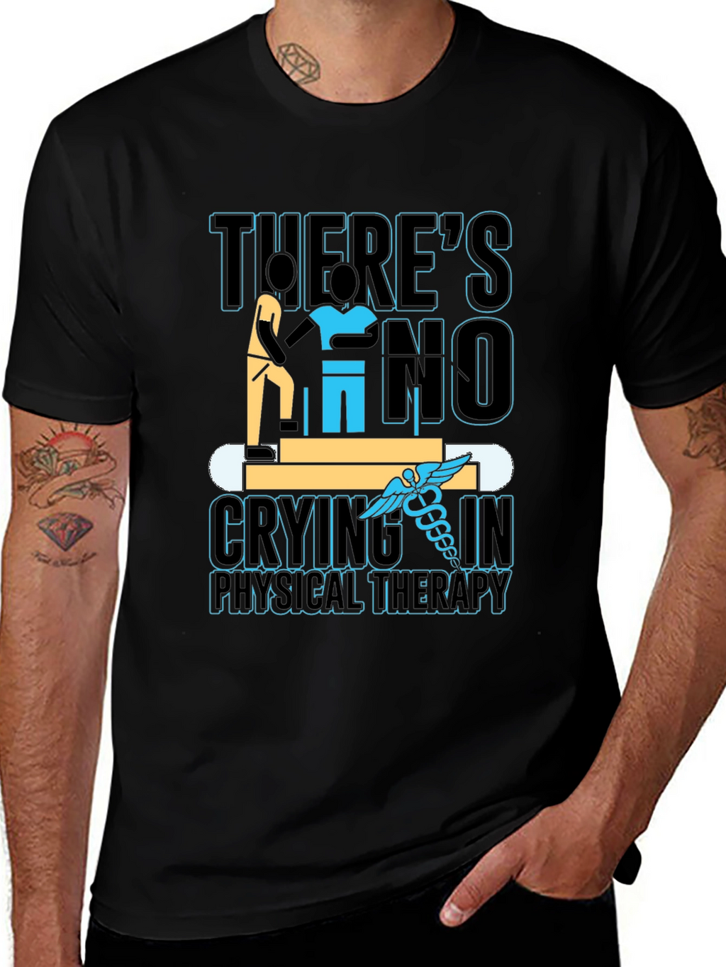 Physical Therapy T-Shirt: No Crying!