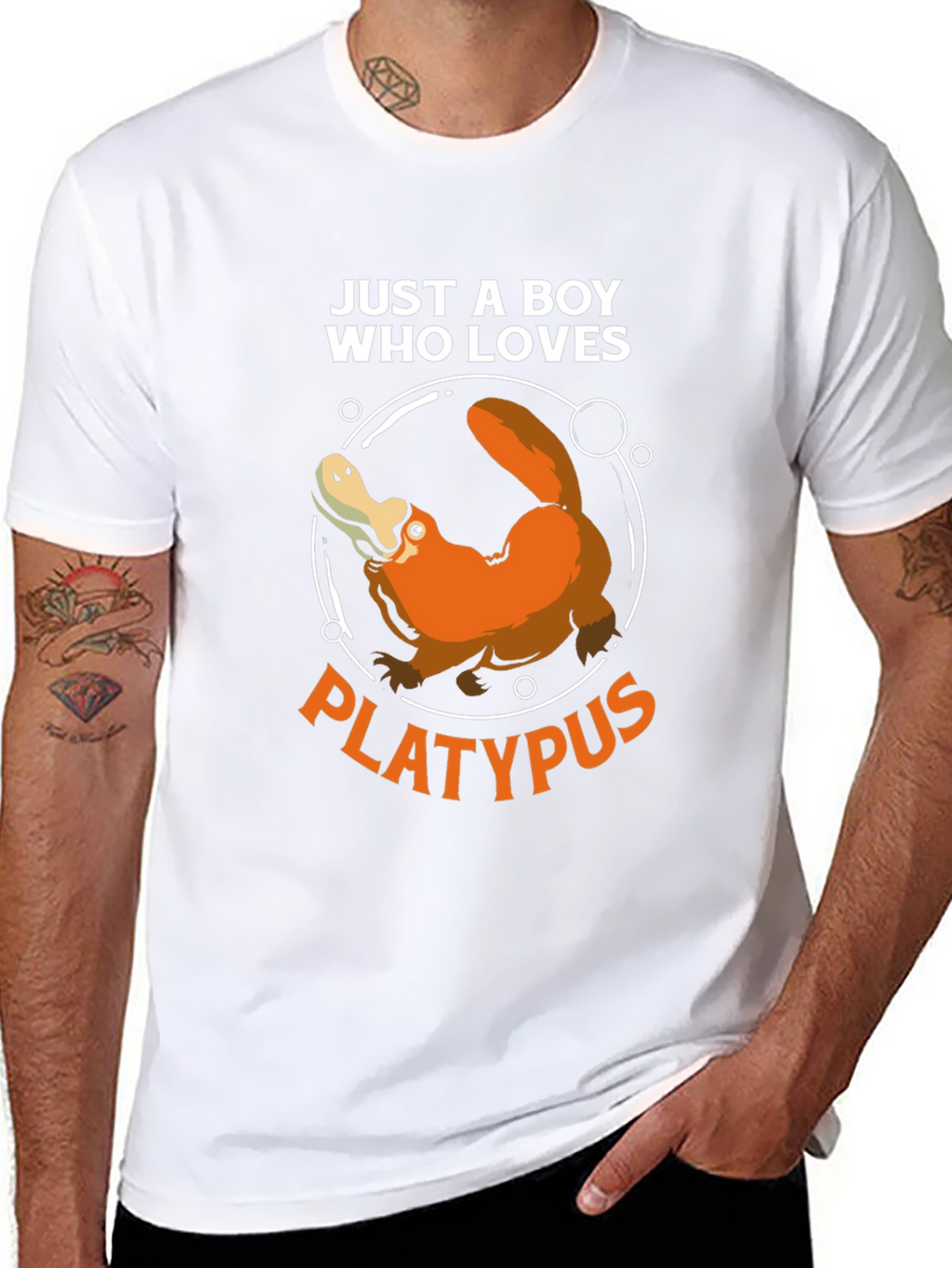 Just a Boy Who Loves Platypus T-Shirt