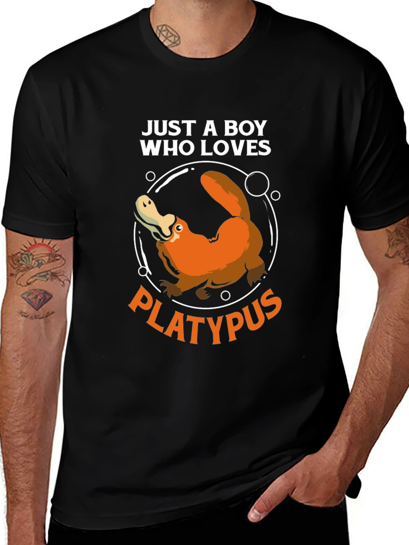 Just a Boy Who Loves Platypus T-Shirt
