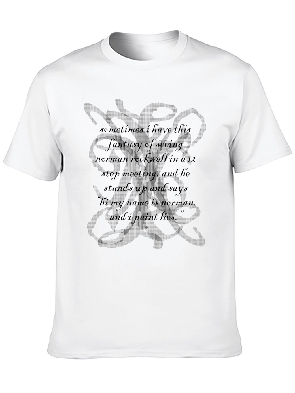 Norman Rockwell T-Shirt - Artistic Statement Tee