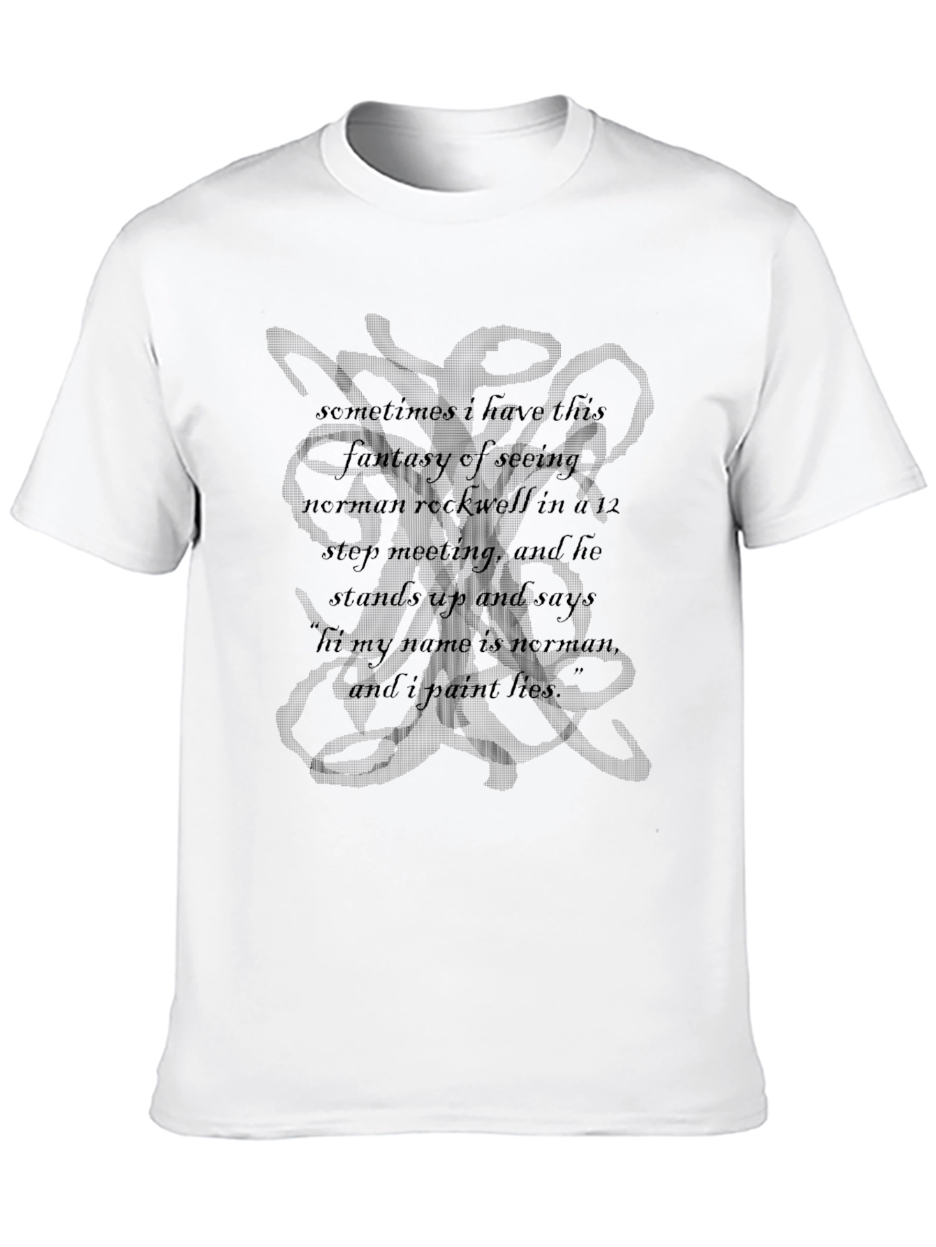 Norman Rockwell T-Shirt - Artistic Statement Tee