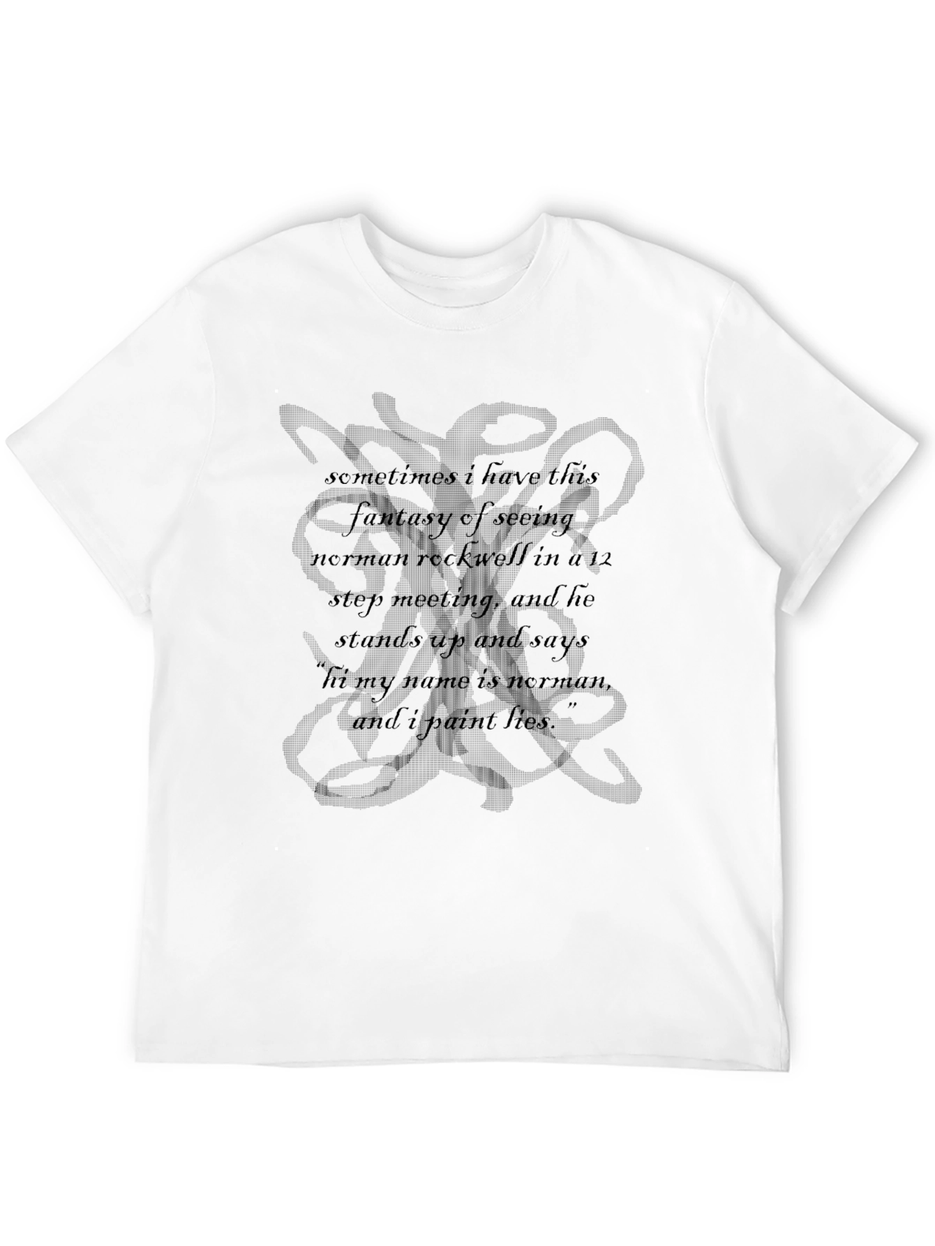 Norman Rockwell T-Shirt - Artistic Statement Tee