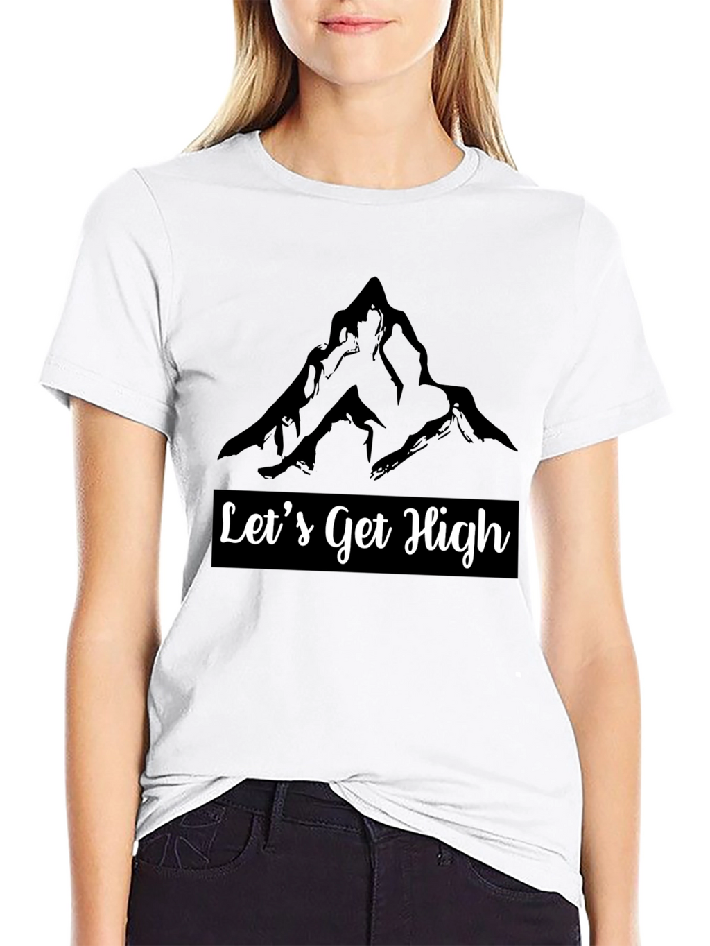 Lets Get High Mountain Graphic Tee