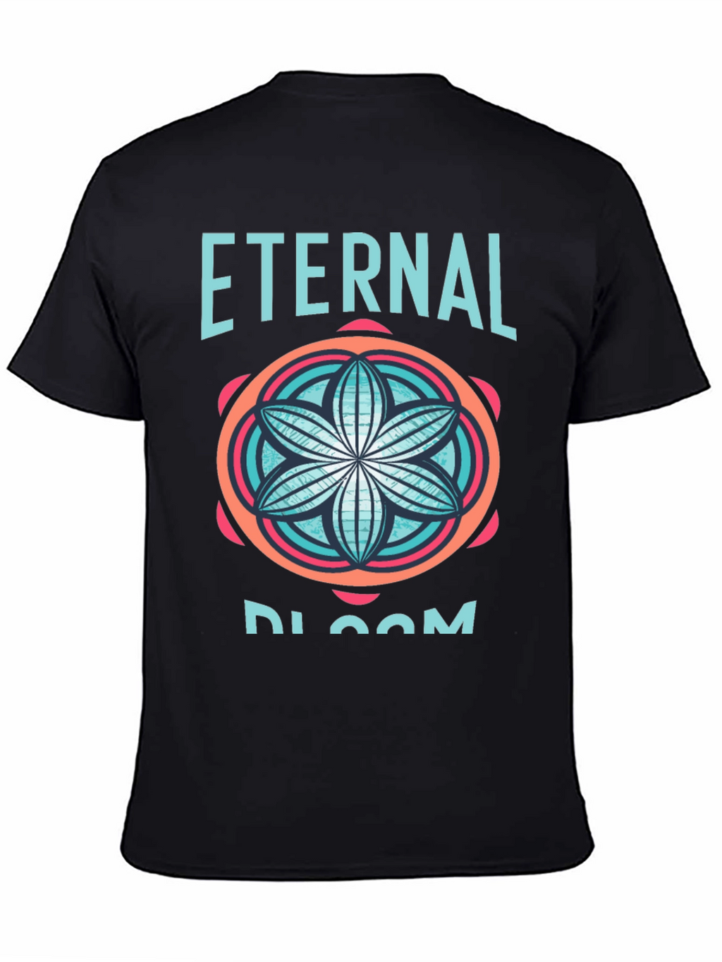Eternal Bloom Black Graphic Tee