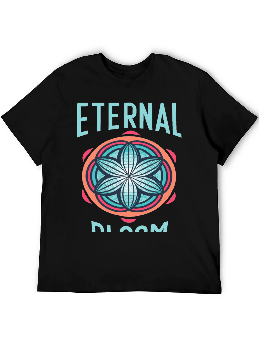 Eternal Bloom Black Graphic Tee