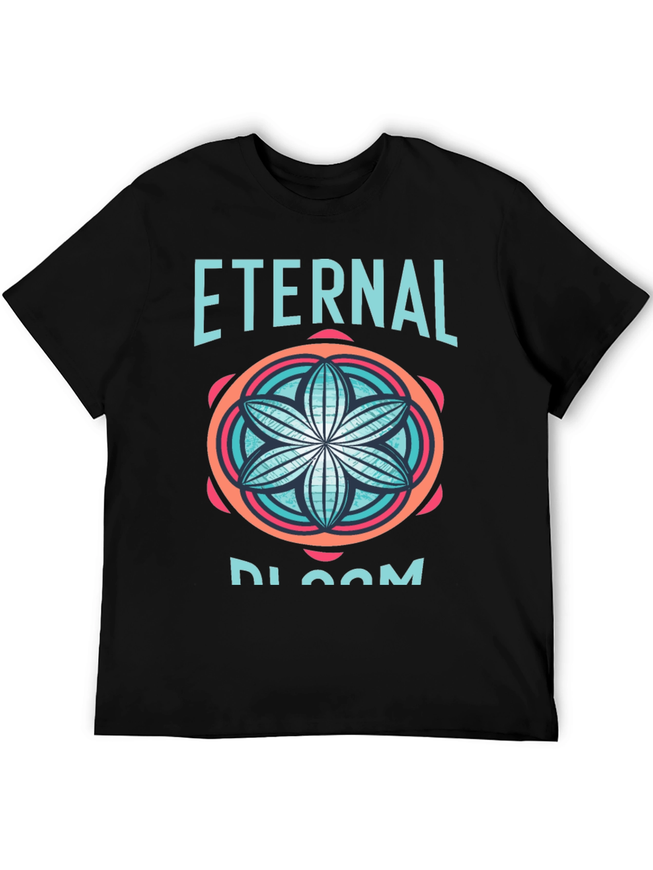 Eternal Bloom Black Graphic Tee