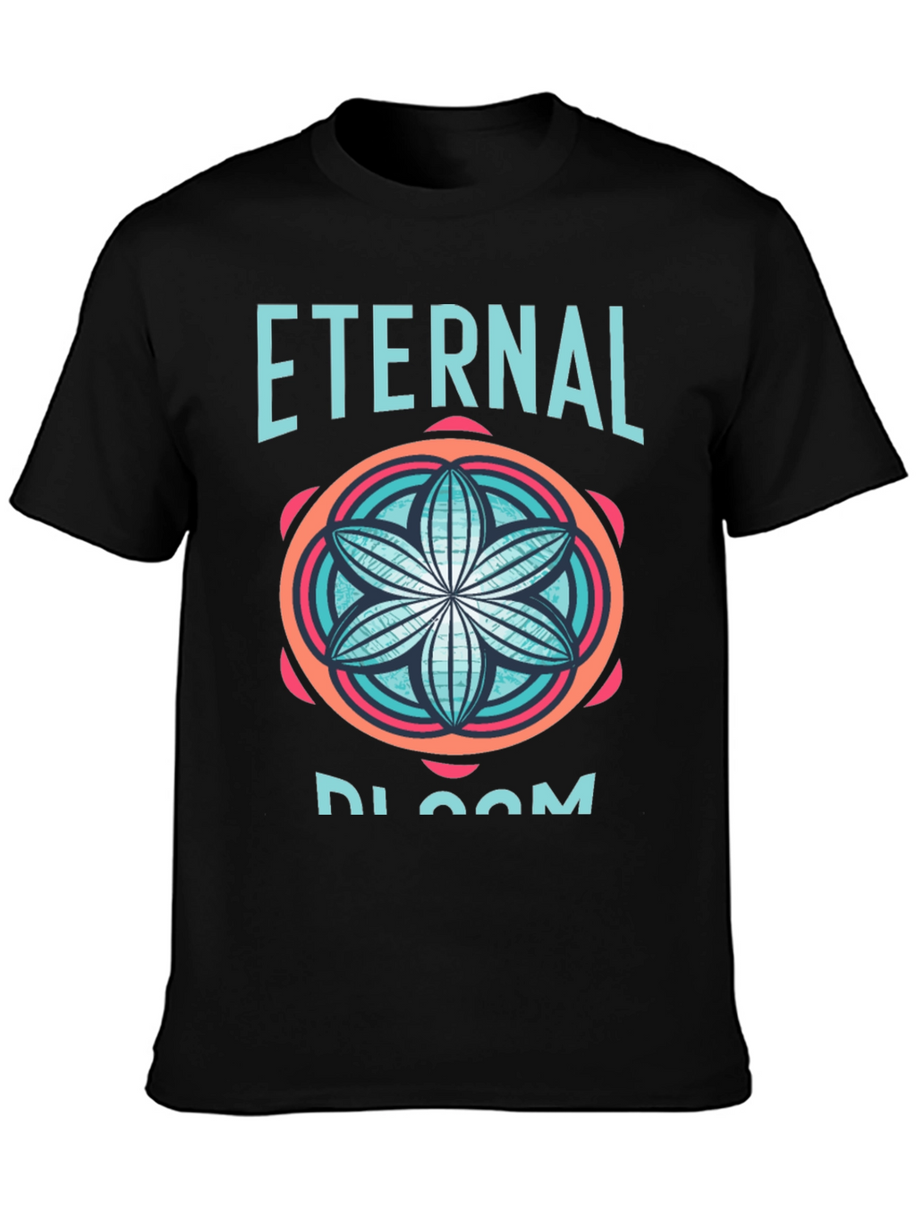 Eternal Bloom Black Graphic Tee