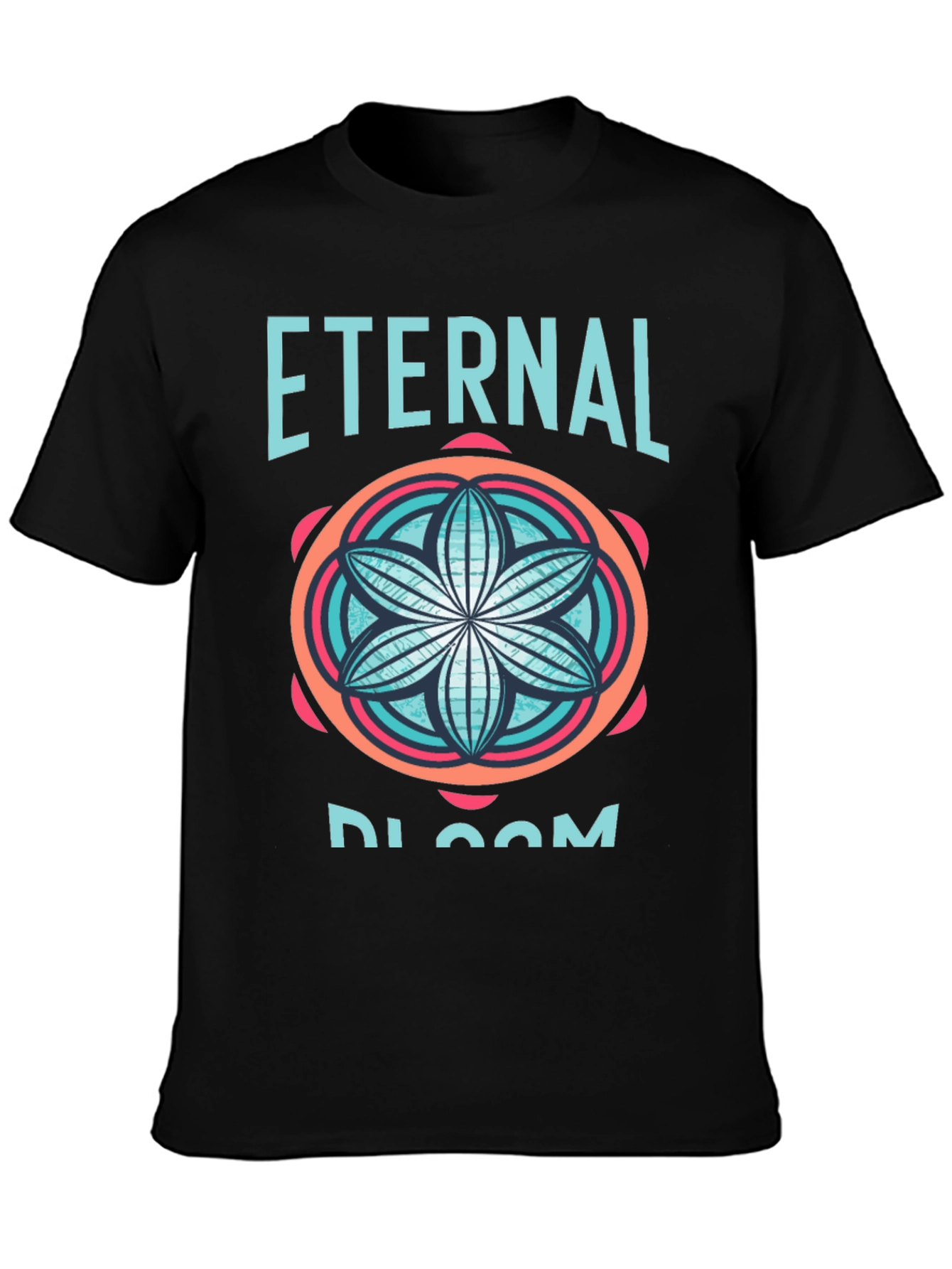 Eternal Bloom Black Graphic Tee