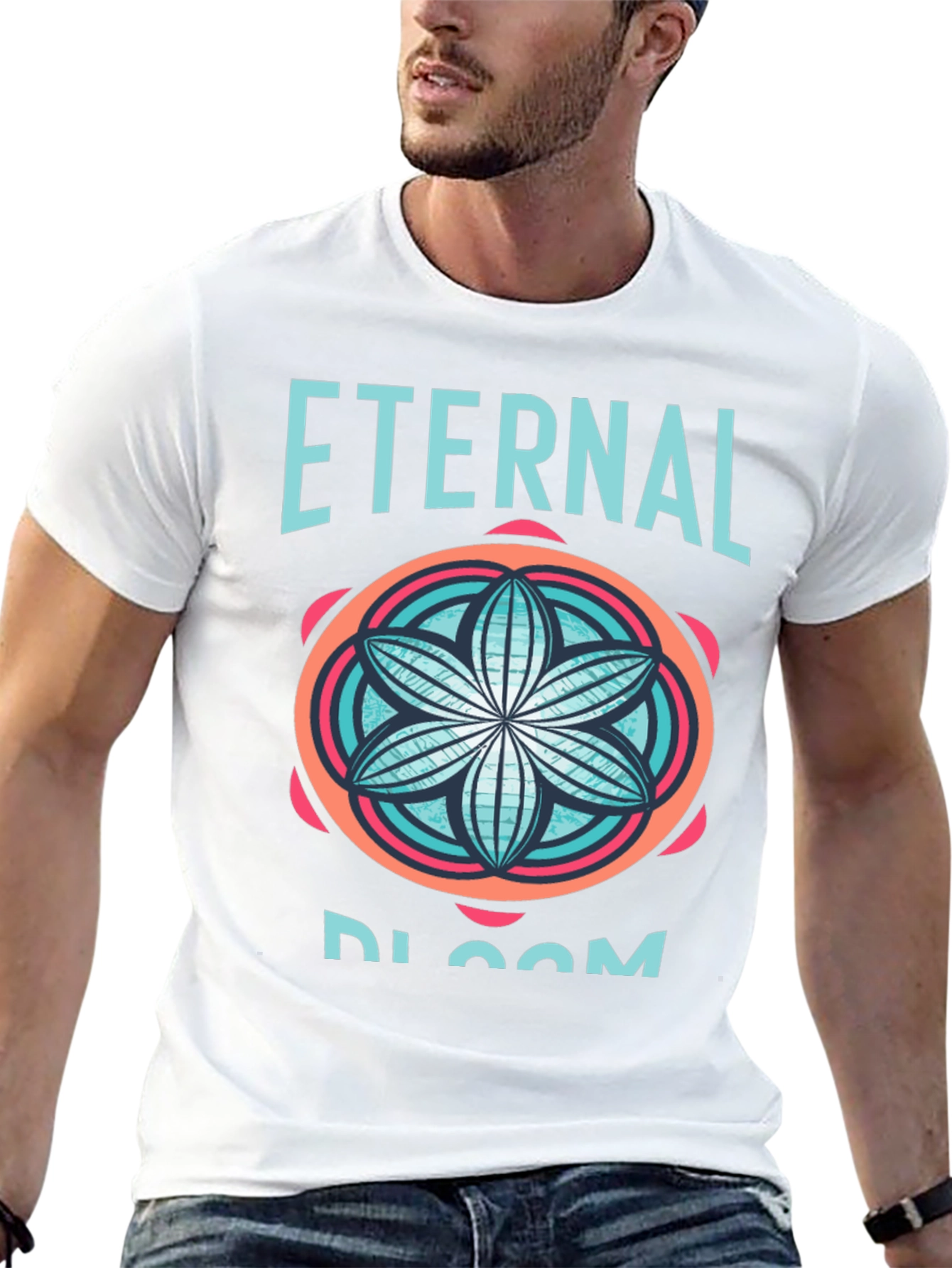 Eternal Bloom Black Graphic Tee