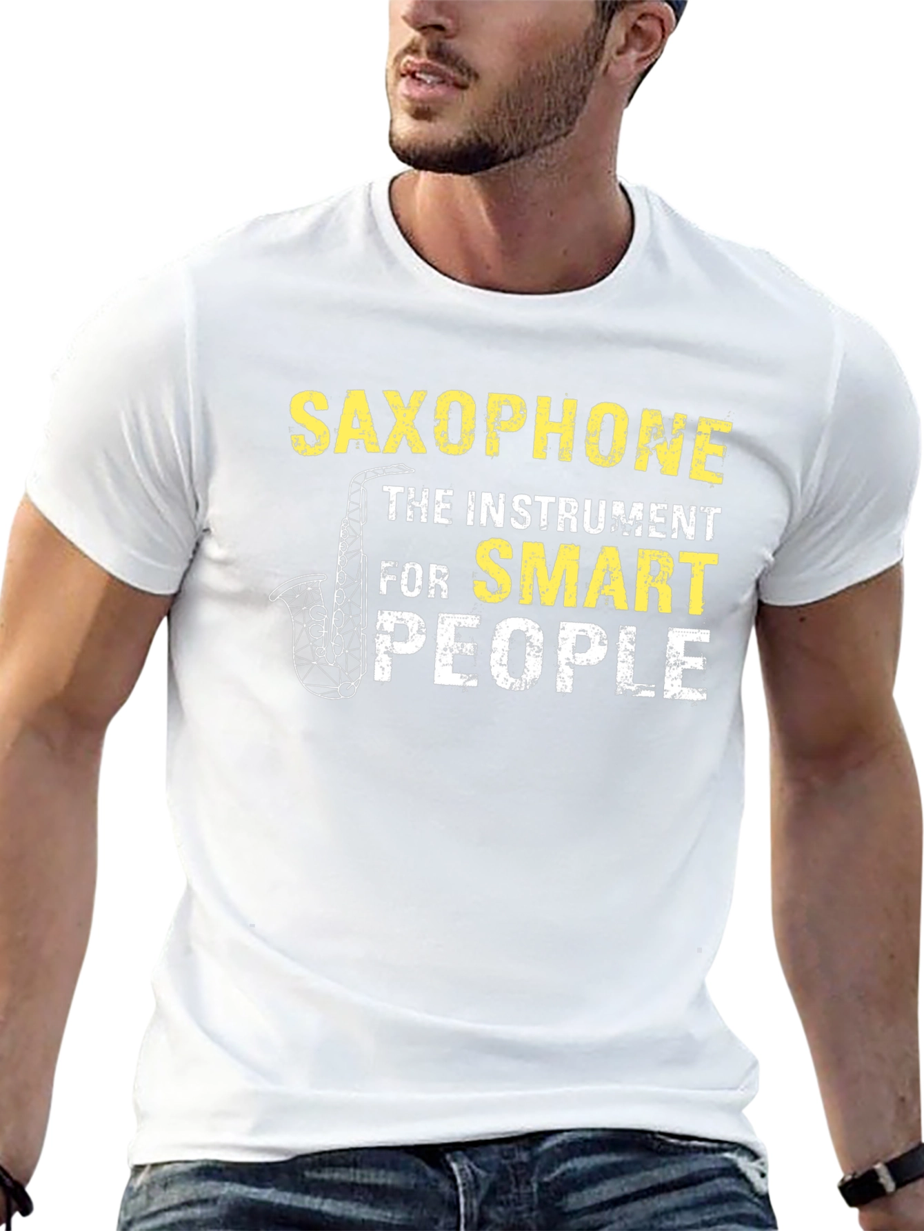 Saxophone Smart People T-Shirt - Musician Tee