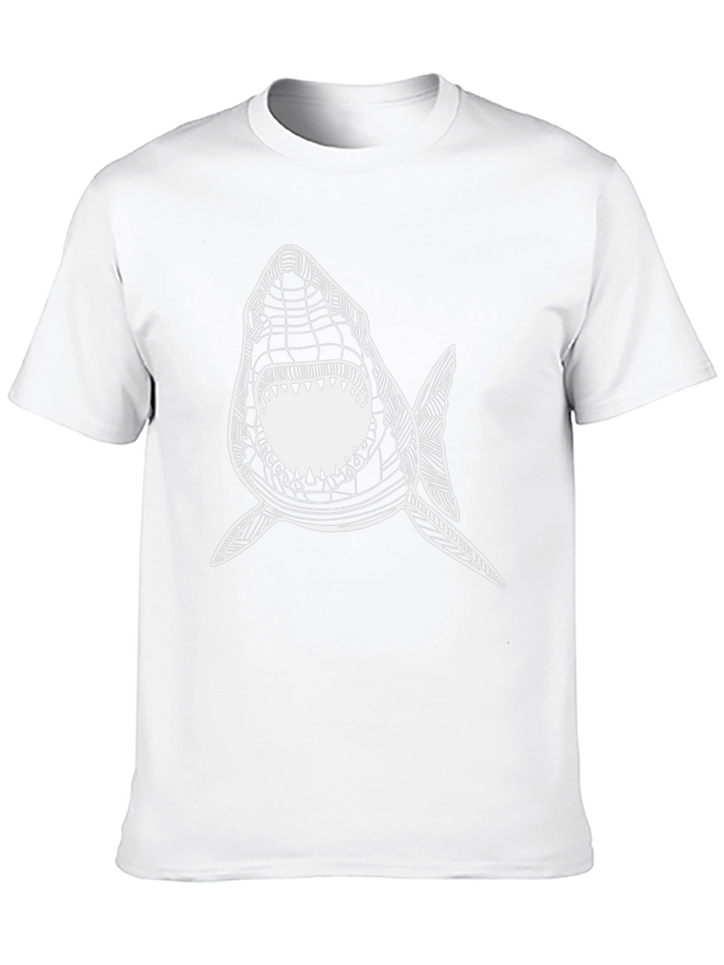 Shark Graphic Tee - Mens Black T-Shirt