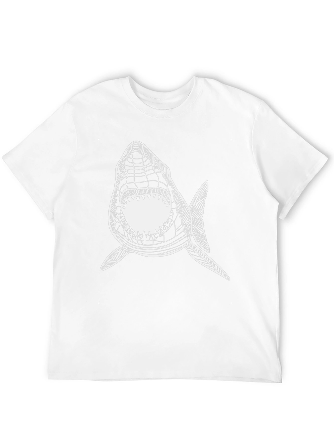 Shark Graphic Tee - Mens Black T-Shirt