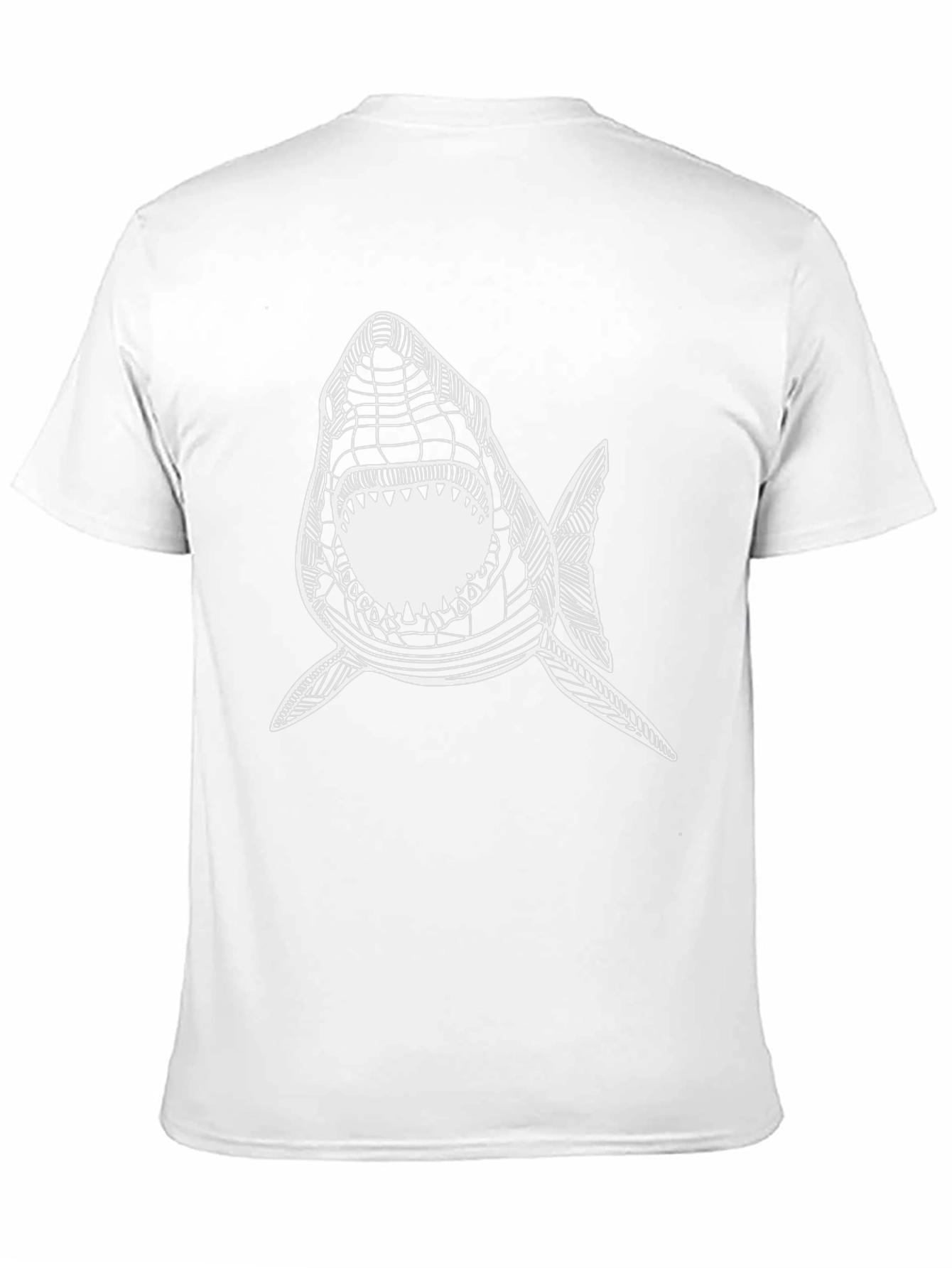 Shark Graphic Tee - Mens Black T-Shirt