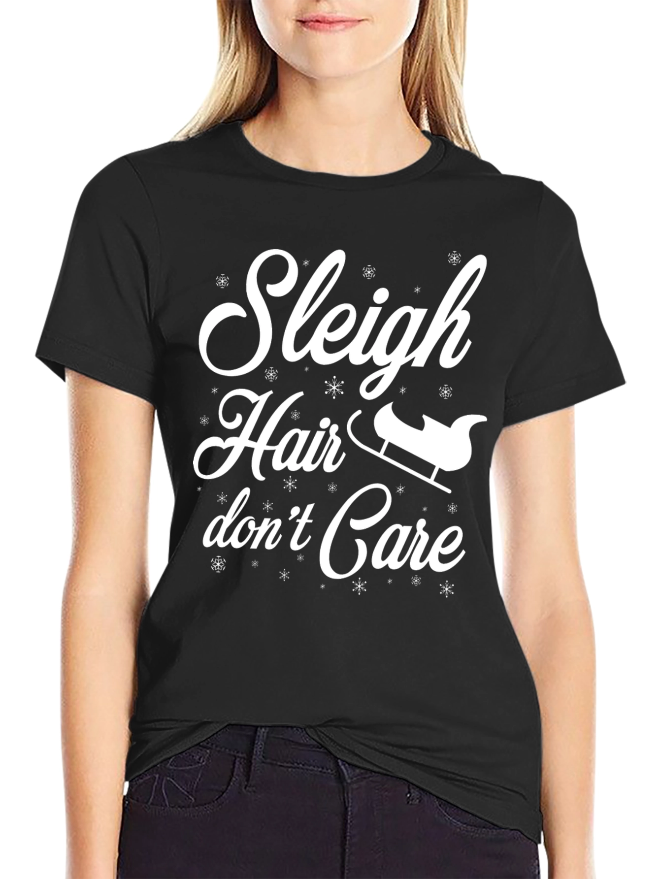 Sleigh Hair Dont Care Graphic Tee