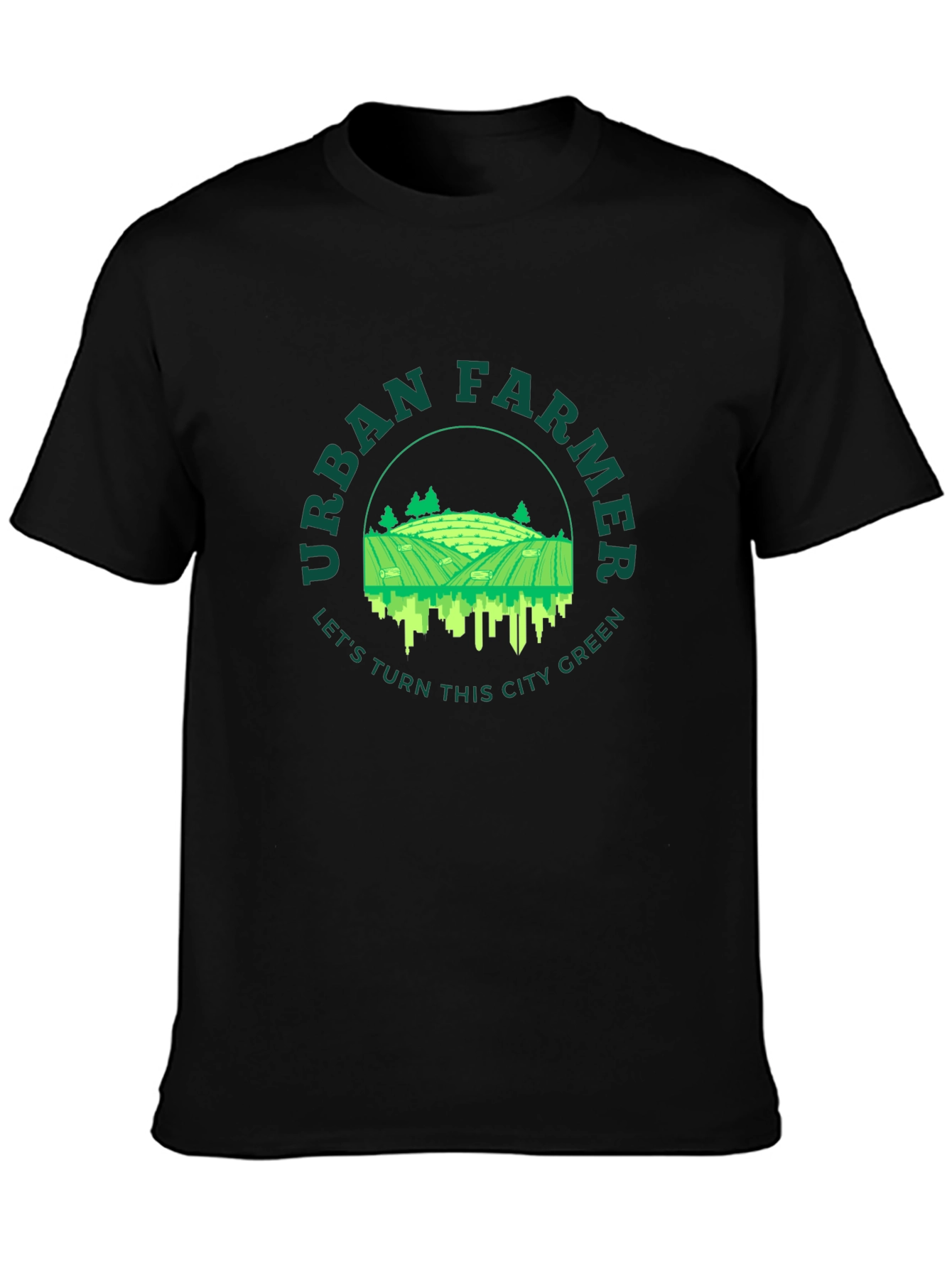 Urban Farmer Graphic Tee - Lets Turn This City Green!