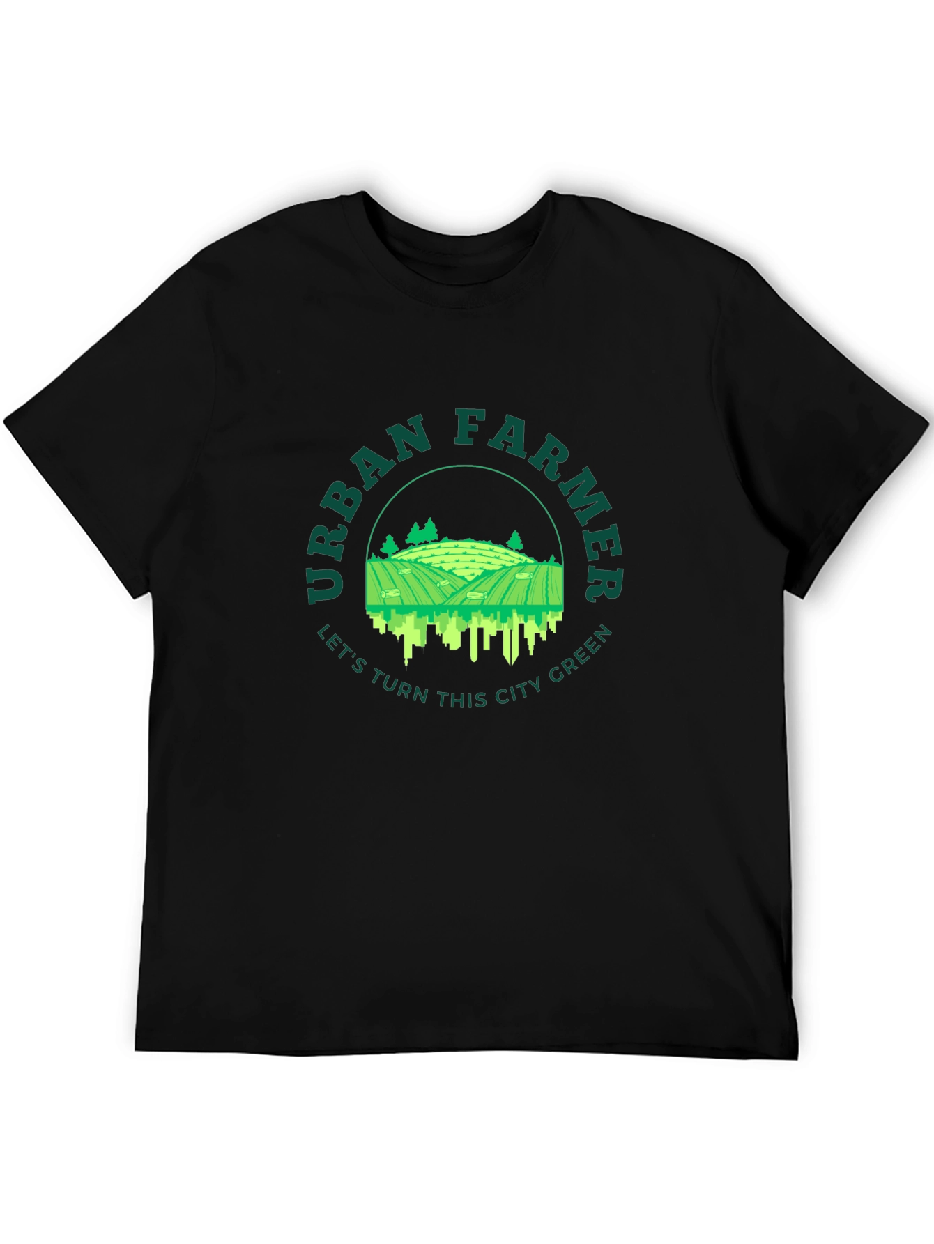 Urban Farmer Graphic Tee - Lets Turn This City Green!